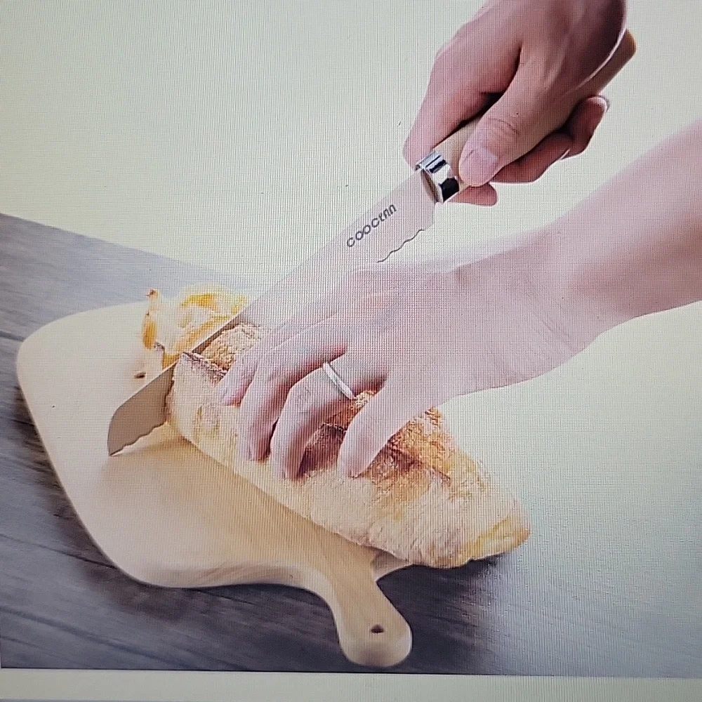 Cooclan serrated bread knife 8